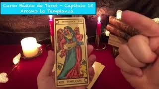 CURSO DE TAROT BÁSICO 15  Arcano La Templanza  SIGNIFICADO Y ANÁLISIS COMPLETO [upl. by Aser]