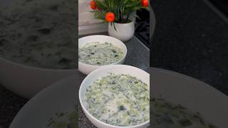 Muzdekkina okroshka😍 inst iriskulovadinaraa food recipe cooking easyrecipe [upl. by Atnom]