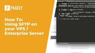 Using SFTP on your VPSEnterprise Server [upl. by Nosmirc]