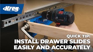 Quick Tip How To Install Drawer Slides Easily and Accurately [upl. by Harcourt]