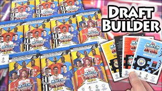 MATCH ATTAX EXTRA 202324 Champions League Draft Builder Opening  The BEST Team 11 Pack Opening [upl. by Eseuqcaj868]