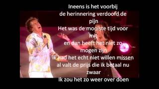 Marco Borsato amp Trijntje Oosterhuis Ik zou het zo weer over doen songtekst [upl. by Vincelette967]