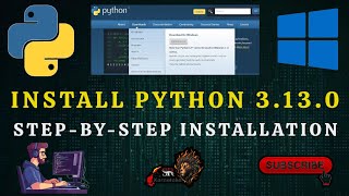 How to Install Python 3130 on Windows 11 2024 [upl. by Salisbarry]