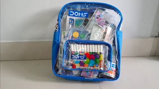 Doms Smart Colouring kit Bag  School Stationery set  Doms Art and Craft kit [upl. by Rellia924]