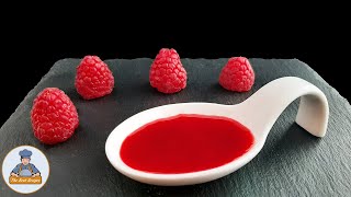 Recette facile de coulis de framboise pour vos desserts [upl. by Namhar638]