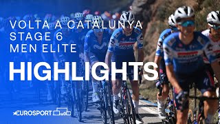 DOMINANT CYCLING 🤩  Stage 6 Highlights Volta a Catalunya 2024  Eurosport Cycling [upl. by Nnaed]