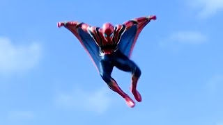 Spiderman flyinggliding spiderman suit flying [upl. by Ardnasirhc]