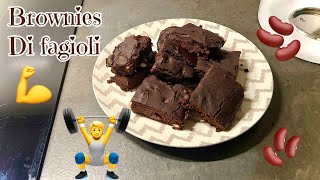 Brownies di Fagioli  Ricetta proteica senza farina  I Did It My Way [upl. by Forward95]