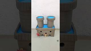 destroying a beautiful miniature clay house 😱shorts [upl. by Magnuson]