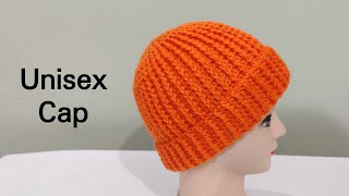 Crochet Cap for Ladies and Gents  लेडीज  जेंट्स के लिए क्रोशिया कैप बनाएं  Unisex Cap [upl. by Gnahc287]