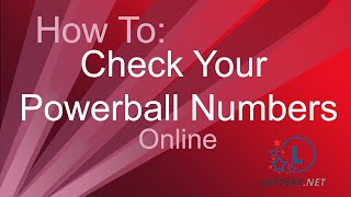 How to check your Powerball Numbers online [upl. by Ostap]