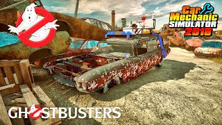 Ghostbusters car restoration  Car Mechanic Simulator 2018 [upl. by Eiliak]