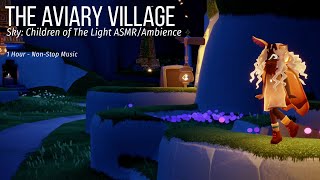 The Aviary Village at night  Sky Children of The Light ASMRAmbience NonStop Music [upl. by Haram]