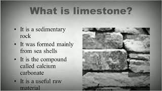 What is limestone [upl. by Woermer]