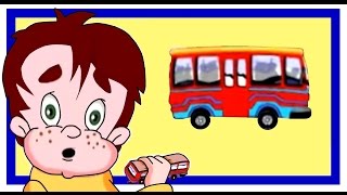 LAS RUEDAS DEL AUTOBUS  con letra  CANCIONES INFANTILES [upl. by Yditsahc]