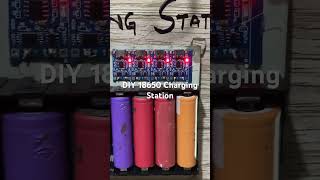 DIY 18650 Battery Charging Station 18650 18650battery 18650batterycharger diy [upl. by Ahselrac251]