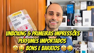 Unboxing amp Primeiras Impressões Perfumes Importados Bons e Baratos [upl. by Aridnere]