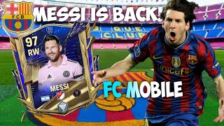 I Bring Back Messi To BARCELONA Fc mobile fcmobile fifamobile eafc24 [upl. by Ewolram698]