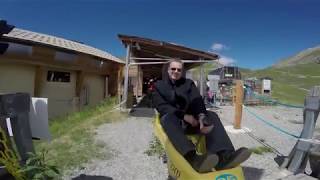 Une descente en luge Monty Express à Montgenèvre [upl. by Siusan]