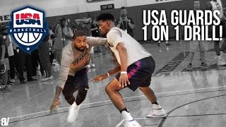 USA Basketball 1 on 1 Kyrie Jimmy DLo amp More Go AT IT Team USA Guards Go Head To Head [upl. by Haleelahk]