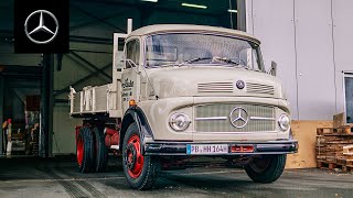 The tipper vehicle of days gone by LK 710  MercedesBenz Trucks [upl. by Enyawal163]