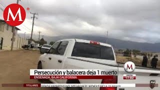 Balacera deja un muerto y dos lesionados en Ensenada [upl. by Nessim618]