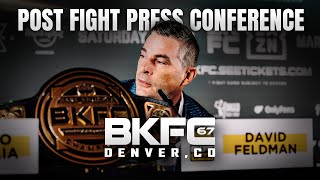 BKFC 67 POSTFIGHT PRESS CONFERENCE  LIVE [upl. by Lenhart740]