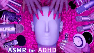 ASMR for ADHD 💗Changing Triggers Every 30 Seconds😴 Scratching  Tapping  Massage amp More No Talking [upl. by Meggs362]