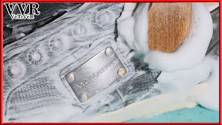 ASMR Clean amp restore DolceampGabbana plaque gray sneakers 4k [upl. by Vogeley]