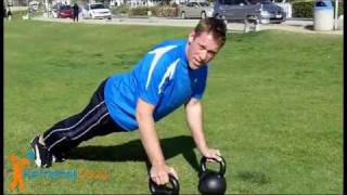 How to do a perfect kettlebell pushup [upl. by Nylehtak]