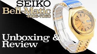 Vintage Seiko Bell Matic Unboxing and Review 40067060 [upl. by Nortna]