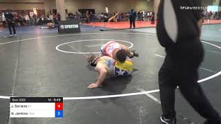 195 Lbs Prelims  Justin Soriano WT Clarke High School Wrestling Vs Nicolas Jenkins Tennessee [upl. by Eislel]