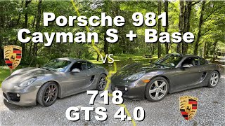 Porsche GTS 40 vs 981 Cayman  What Does 20K Buy Real POV Drive  Best Backroad EP 12 [upl. by Gary]