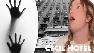 The CREEPIEST Night of my Life Pt 2 the Cecil Hotel  History of the Cecil [upl. by Ennaej]