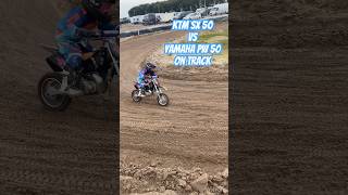 Me amp My Dirtbike Ktm VS Yamaha dirtbike motocross mx ktm 50cc shortsfeed fyp yamaha [upl. by Aschim571]