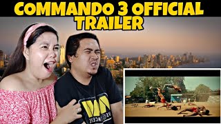 Commando 3  Official Trailer  Filipino Couple React [upl. by Norbel]