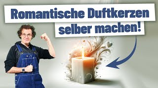 Duftkerzen preiswerter SELBER MACHEN mit romantisch knisternden Holzdocht 🕯️💖 [upl. by Laise896]