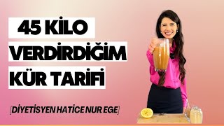 45 KÄ°LO VERDÄ°RDÄ°ÄÄ°M DANIÅANIMA UYGULADIÄIM TARÄ°F  Diyetisyen Hatice Nur EGE [upl. by Eerol181]