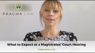 Magistrates Court Hearings for Driving Offences  What to Expect at your First Hearing PreCovid [upl. by Romanas]