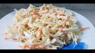 Healthy and Easy Coleslaw NoMayo  Secret Ingredient [upl. by Florrie246]