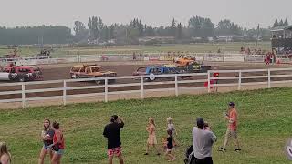 Melfort Demolition Derby July 21 2024 Heat 1 [upl. by Adnilym]