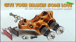 Caliper amp Mastercylinder FULL rebuild  Hope Tech Brakes [upl. by Enelahs]