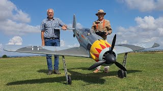 RC Focke Wulf 190A5 Scale 135 With Moki 250cc [upl. by Feldman722]