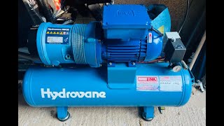 Rebuilt Hydrovane HV02 PURS RM Air Compressor HD 1080p [upl. by Razaele]