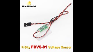 How to use FrSky voltage sensor FBVS01 to measure battery voltage with GR6 RX4R GRX8 X4R X6R [upl. by Brindle]