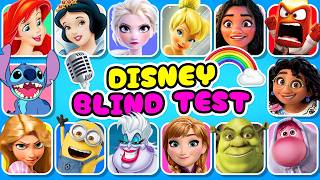 DEVINE 50 CHANSONS spécial DISNEY🎤🌺🎬  Blind Test  Les Minions Vaiana Raiponce Elsa [upl. by Rod]