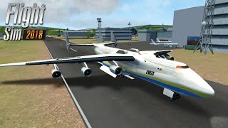 Ovilex Flight Sim 2018 Antonov AN225  Full HD Gameplay Ultra Graphics [upl. by Kinimod]