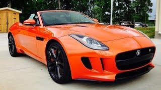 2014 Jaguar FType S V6 Full REVIEW Start Up Exhaust [upl. by Eddina]