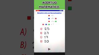 🔥 IQ TEST Sólo el 1 ACIERTA 🤯 ¿Es difícil ‼️ iqtest quiz shorts ▶1407 [upl. by Enneirda]