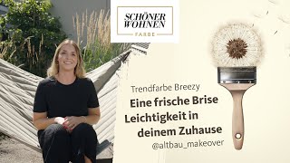 Neue Trendfarben 2024  Einrichtungstrends  Trendfarbe Breezy  Entspannung Zuhause [upl. by Alverson]